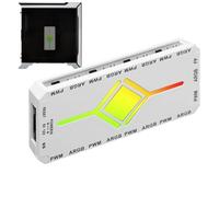 Iouyjiu Controlador ARGB - Divisor magnético PWM de 3 pines para configuración de iluminación | Hub LED con control remoto inalámbrico, unidad compacta de gestión de energía para escritorio, cine en