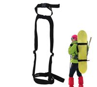 Iouyjiu Correas de esquí para llevar, correa de soporte ajustable para esquí, correas de snowboard, correas de encuadernación de snowboard con compactas y ligeras de 19.69 x 0.79 x 0.79 pulgadas para