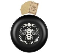Iouyjiu Cuenco de altar, plato ritual de luna de fase, soporte vintage, plato religioso para meditación, simbolismo, decoración, manifestación, ceremonia, tradición, oración de adoración