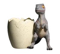 Iouyjiu Cute Dinosaur Pen Holder, Creative Colorful Pen Holder, Desktop Accessories Storage Organizer, Large Capacity Dinosaur Themed Desk Pen Holder for Home, School, Study Room, Multicolor,
