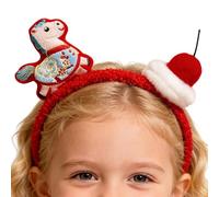 Iouyjiu Diademas para mujer, bonita diadema de felpa de la fortuna, diadema para festival de primavera, diadema para el pelo para Año Nuevo, carnaval, fiesta temática, festival, actuación, juego de