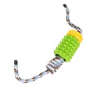 Iouyjiu Dispensador interactivo de alimentos, antimordeduras, multifuncional para perros, dispensador de golosinas para cachorros para involucrar a los perros en el juego interactivo