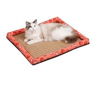 Iouyjiu Dog Cooling Mat, Pet Cooling Pad, Heat Resistant Bed with Sturdy Square Nest and Easy to Clean Design for Crate Training and Summer Camping Trips, 19.6x15.7x1.1 Inches
