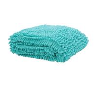 Iouyjiu Dog Drying Towel, Microfiber Bathing Towels, Shammy Pet Grooming Towel, Super Absorbent for Dogs and Cats, Hand Pockets for Pet Bath Accessories Easy Use, 85x60x2cm Blue