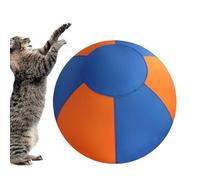 Iouyjiu Dog Toy Ball, Interactive Pet Ball, Teeth Grinding Trainer, Inflatable Fetch Toy, Self Entertainment, Present for Horses, Walking, Farm, Family Use, 45x45cm Polyester