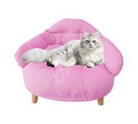 Iouyjiu Elegant Design Pet Sofa Bed Detachable Dog Bed Sturdy Dog Sofa Couch Decor Soft Pet Couch for Small Dogs, Small Dogs, Living Room, Home, Interior, Outdoor, Green, Beige, Pink Color
