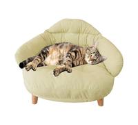 Iouyjiu Elegant Design Pet Sofa Bed Detachable Dog Bed Sturdy Dog Sofa Couch Decor Soft Pet Couch for Small Dogs, Small Dogs, Living Room, Home, Interior, Outdoor, Green, Beige, Pink Color
