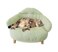 Iouyjiu Elegant Design Pet Sofa Bed Detachable Dog Bed Sturdy Dog Sofa Couch Decor Soft Pet Couch for Small Dogs, Small Dogs, Living Room, Home, Interior, Outdoor, Green, Beige, Pink Color