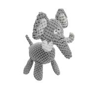 Iouyjiu Elephant and Giraffe Design Dog Chew Toys, Sturdy Puppy Teething Toys, Plush Squeaky Dog Toy, Decorative Chewing Toy 20x9x9cm for Dogs, Chewing, Entertainment, Gray, Yellow Color
