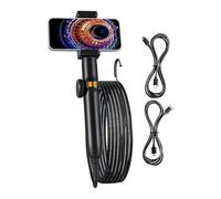Iouyjiu Endoscope Camera, Industrial Inspection Snake Scope, Waterproof Flexible Probe, Built In LED Light High-Resolution Camera USB/Type-C for HVAC System, Electrical Equipment, Pipe, Duct, Engine
