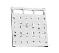 Iouyjiu Expandable Design Closet Shelf, Sturdy Closet Shelf Divider, Closet Tension Shelf Decorative Closets Inserte Shelving for Storage, Home Indoors, Closets, Clothes, White Color