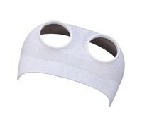 Iouyjiu Fish Tunnel, Aquarium Cave, Lightweight Fish Tank Decoration, Unique Hiding, Home Ornament for Tanks, Aquarium, Present, Travel,100g, White Color