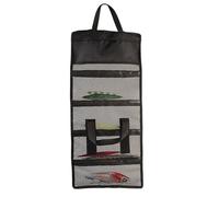 Iouyjiu Fishing Lure Storage Bag, Small Tackle Organizer, Large Capacity, Waterproof Five Grid Layered Folding Design Ideal for Freshwater Fishing, 24.8x11.42 Inches