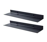 Iouyjiu Floating Shelves for Wall, Alloy Display Rack, Modern Home Organization & Decorative Storage for Living Room, Bedroom, Study, 11,81 x 4,72 x 1,57 pulgadas, 2 piezas
