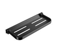 Iouyjiu Fold-Up Wall Shelf, Space-Saving Aluminum Storage Panel, Floating Shelf with a Slim Profile When Folded for Bathroom, RV, and Laundry Room Organization, 11.81x5.31x1.18 Inches