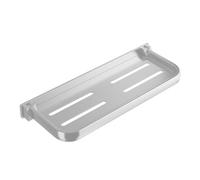 Iouyjiu Fold-Up Wall Shelf, Space-Saving Aluminum Storage Panel, Floating Shelf with a Slim Profile When Folded for Bathroom, RV, and Laundry Room Organization, 11.81x5.31x1.18 Inches