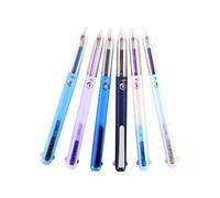 Iouyjiu Gel Pens Colored, 18-Ink Color Ballpoint Pen 0.5mm, 6-Pack Smooth Writing Stationery Set for Note-Taking, Journaling, Drawing, College, Office, Students, Teachers, Creative Work 14.5cm/5.71in