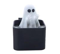 Iouyjiu Ghost Figurine, Ghost Scare, Haunted Decor Spooky Accent Creepy Charm Halloween Prank Tabletop Fright Display Prop, Favors Figurines for Mantel Bookshelf Dining Table Party