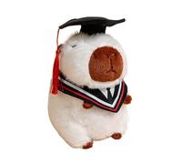Iouyjiu Graduation Plush 2025, Capybara Stuffed Doll with Graduation Hat, Soft Plush Toy Gift for High School, College, Boys, Girls, Friends, Celebration, Keepsake, Dorm Room Decor