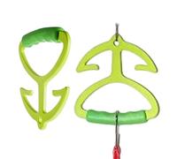Iouyjiu Grocery Handle Carrier, Heavy Duty Grip Carrier, Ergonomic Reusable Non Slip Design, 2 Pack Durabled Handles for Travel Laundry Shopping Delivery Camping Use, 3.94x4.33x0.39 Inches