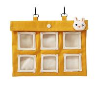 Iouyjiu Hay Holder, Canvas Bunny Hay Holder, Small Animal Feeder with Large Capacity and Scratch Resistant Material for Rabbits, Chinchillas, or Guinea Pigs, 1 Piece