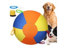 Iouyjiu Herding Ball for Dogs - Inflatable Interactive Puppy Toy for Playtime | Durabled s Material with Textured Surfaces Fun Exercise and Mental Stimulation Accessory for Backyard Lawn Garden Farm