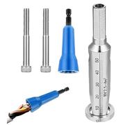 Iouyjiu Herramienta para Pelar Alambres para Taladro,Crimpadora de Cable Rápida y Resistente,Pelador De Cables Con Broca | Para Electrodomésticos, Reparación Auto, Cableado Eléctrico y