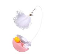 Iouyjiu Interactive Cat Feather Toys, Pet Toy with Ejercise Balls, Teaser Bells Cat Toy, Interactive Kitten Toys with Safe and not toxic Materials for Indoor Cats and Kittens (1 unidad)