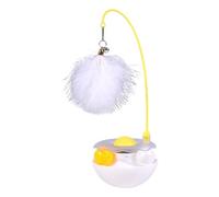 Iouyjiu Interactive Cat Feather Toys, Pet Toy with Exercise Balls, Teaser Bells Cat Toy, Interactive Kitten Toys with Safe and Non Toxic Materials for Indoor Cats and Kittens (1 Piece)