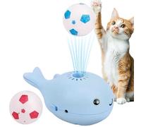 Iouyjiu Interactive Electric Whale Floating Ball Cat Toy | Motion Activated Rolling Ball for Cats, Fun Indoor Cat Toy for Active and Exercise, Perfect for Kittens and Adult Cats of All Breeds