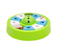 Iouyjiu Interactive Puppy Toys, Slow Treat Dispenser, Pet Squeaky Puzzle with Multiple Levels, Sturdy and Safe Materials for All Breeds or Sizes of Dogs, 8.74x2.76 Inches