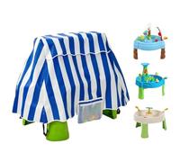 Iouyjiu Kids Water Table Cover - Protective Cover for Toddlered Play Tables | Waterproof Anti UV Dustproof Design, Outdoor Indoor Table Shield for Backyard Pool Beach Play Area Aged 1-3 Boys Girls