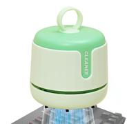 Iouyjiu Limpiador portátil de migas de escritorio | Plumero de escritorio USB con diseño de cerdas suaves | Limpiador de mesa compacto para virutas de borrador, migas y polvo | Perfecto para aula