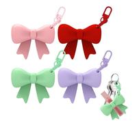 Iouyjiu Lipstick Holder Keychain - Portable Silicone Lip Balm Carry Case for Bags | Anti Lost Keyring with Secure Fit Design, Lightweight Travel Accessory for Women Girls Kids Everyday Use