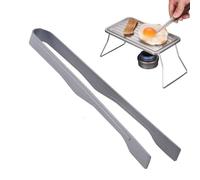 Iouyjiu Mesa Plegable para Barbacoa,Superficie para Cocinar Y,Plato de Parrilla para Cocina | para Hornear Restaurante Catering en el Exterior Picnic Camping Cocina Mariscos Verduras Carnes