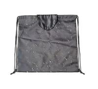 Iouyjiu Motorcycle Gear Bag, Helmet Storage Backpack, Sports Travel Organizer, Waterproof Drawstring Closure Black Large Size for Biking Hiking Commuting, 17.72x19.69 Inches