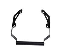 Iouyjiu Motorcycle Phone Mount, Aluminio GPS Holder, Durabled Smartphone Clamp, Black Adjustable Crossbar with Vibration Dampening for Riding Navigation Use, 7.09x5.91x2.36 pulgadas