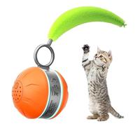 Iouyjiu Moving Dog Ball Toy, Interactive Smart Electric Pet Ball with Lights, Motion-Activated Cat Dog Toys, Perfect for Kitten Puppy Training, Indoor Outdoor Enrichment Play, 4.6x6.7x5cm Silicone