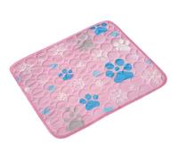 Iouyjiu Pet Cooling Mat, Plegable Ice Silk Dog Cooling Pad, Lightweight Transpirable Blanket for Living Room, Bedroom, Porch, Balcony, Apartment, Home, Interior, Outdoor, Summer Pet Resting
