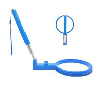 Iouyjiu Pet Pooper Scooper, Dog Waste Picker, Portable Cleanup Tool, Foldable Extendable Handle Large Size for Walks, Parks, Travel, Adventures, Puppy Outings, 8.66x5.51 Inches