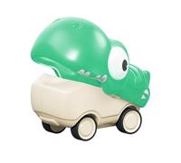 Iouyjiu Pull Back Dinosaur Car, Cartoon Push Vehicle, Fall-Resistant Toy Model, Colorful Simulation Design, Child-Safe Materials Made with Sturdy Abs Material, 3.35x2.36x2.95in