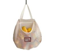 Iouyjiu Reusable Grocery Bags, Large Breathable Net Bags, Friendly Durabled Tote with Handles, Perfect for Farmers Market Beach Picnic Kitchen Travel Shopping Foraging, 15x20x2cm Non-Woven Fabric