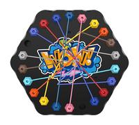 Iouyjiu Rope Unlock Battle Game, Puzzle Toy, Interactive Strategy Challenge, Lacing Logic Fun, Brain Teasing Activity for Kids Adults Family Friends Use Education and Entertainment 7.87x7.09in
