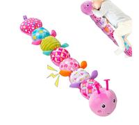 Iouyjiu Sensory Plush Caterpillar Toy - Soft Teething Doll Travel Nursery Crib Bedroom Stroller | Fabric Material with Gentle Texture Design, Soothing Play Companion for s and Early Interaction