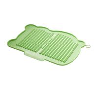 Iouyjiu Silicone Dish Drying Mat for Kitchen Counter, Heat Resistant Non Slip Pad, Fast Water Draining Trivet, Flexible Plegable Design for Bowls, Pans, Plates, macetas, Vegetables, Frutas, Utensils