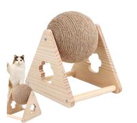Iouyjiu Sisal Ball Scratcher, Cat Sisal Toy, Kitten Scratching Ball with Safe and Non Toxic Material for Entertainment, Scratch Time, or Playtime Fun of Any Pets, 1 Piece