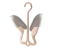 Iouyjiu Slipper Drying Rack - Double Hook Shoe Organizer for Indoor and Outdoor Use | Foldable Wall Hanging Hanger for Slippers Sandals Boots Towels, Space-Saving Storage for Bathroom Balcony Hotel