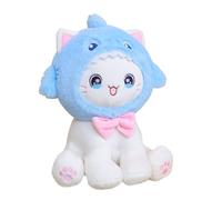 Iouyjiu Soft Animal Toys - Cartoon Sitting Cat Plush for Kids Comfort | Plush Fabric with Filled Cushion Body, Cute Decorative Stuffed Figure for Playing Accompany Desk Shelf Bedroom Table Display