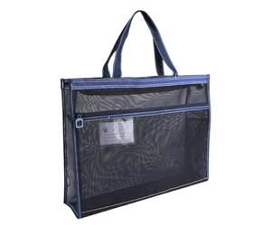 Iouyjiu Spacious Design Mesh Art Supply Organizer, Clear Art Supply Bag, A3 Artwork Holder, Waterproof Art Supply Bag 43.5x33.3x11.3cm for Indoor, Outdoor, Travel, Black, Khaki, Blue, Green Color