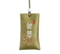 Iouyjiu Spiritual Sal with Sachet, Spiritual Sal Pouch from China, Classic Chinese Talisman and Budist Necklace for Hope and Protection, Blessing Charm Gift, 1,57 x 2,75 pulgadas